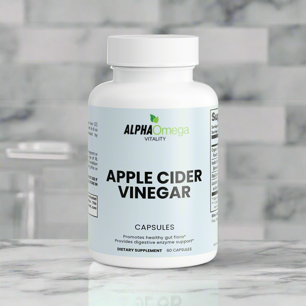 Apple Cider Vinegar Capsules – Natural Digestion & Metabolism Support