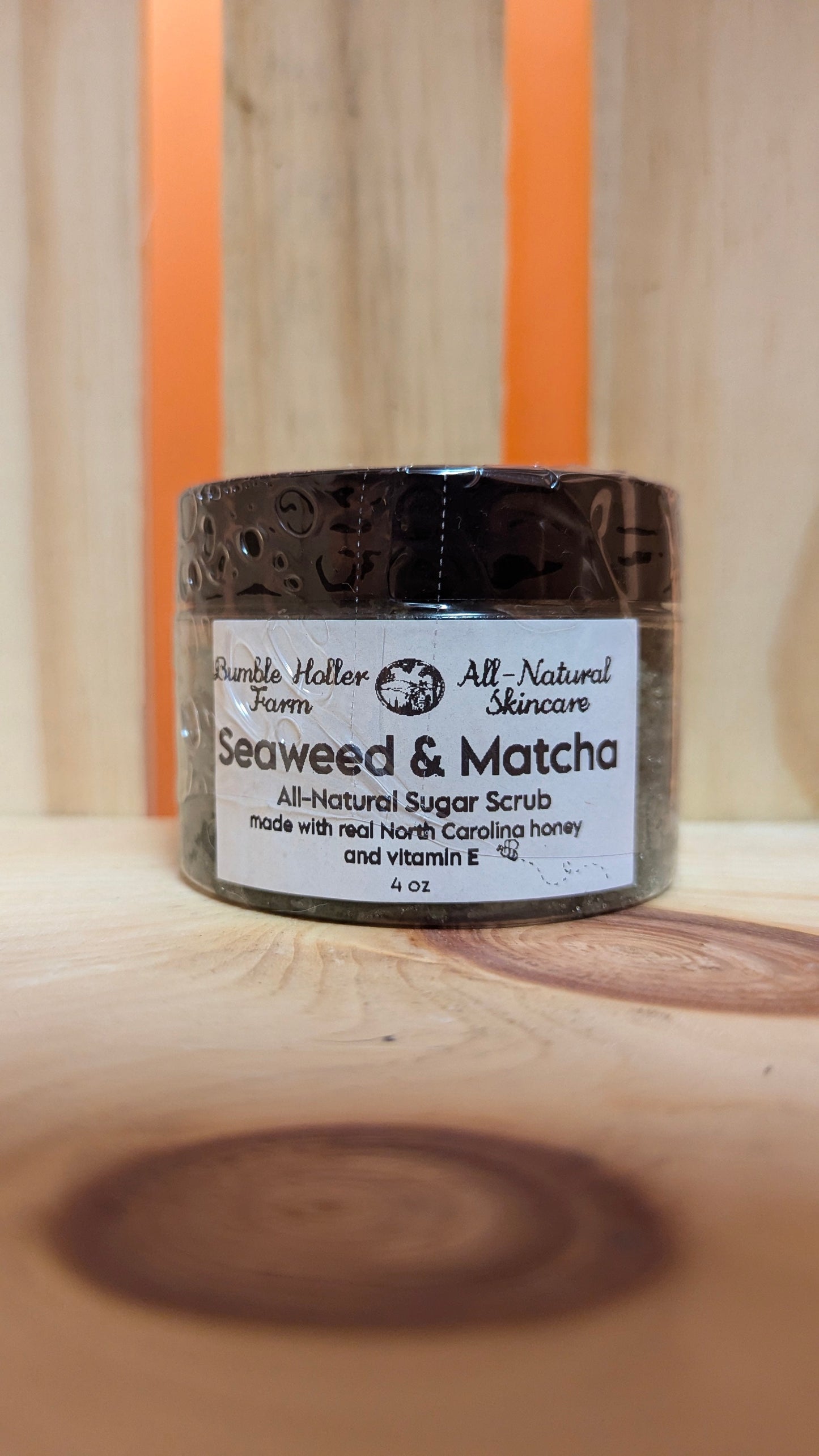 All-Natural Seaweed and Matcha Sugar Scrub - Blinks Emporium