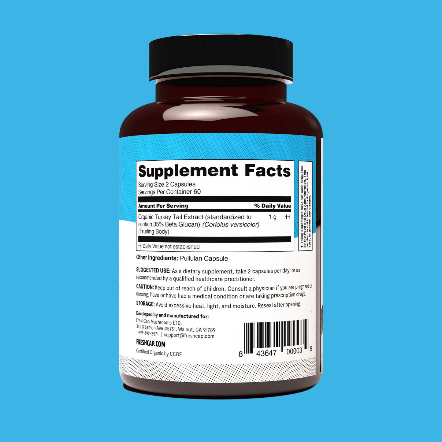 Turkey Tail Mushroom Extract Capsules - Blinks Emporium