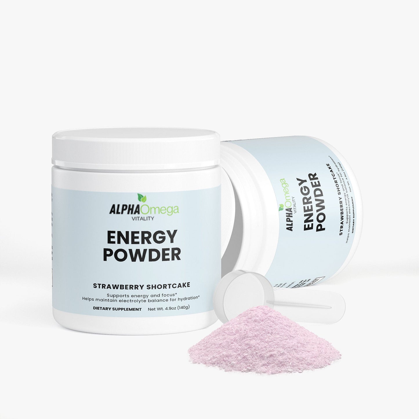 Natural Energy Supplement - Strawberry Shortcake