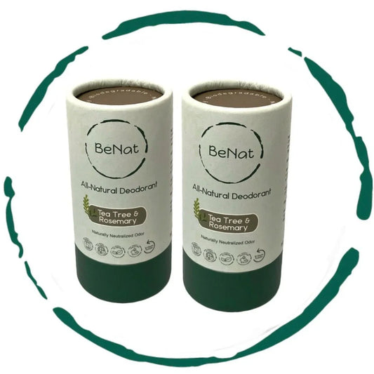 2-Pack All-Natural, Plastic-Free Deodorants - Blinks Emporium