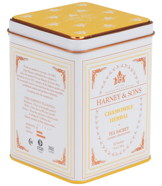 Chamomile Herbal, Classic Tin of 20 Sachets - Blinks Emporium