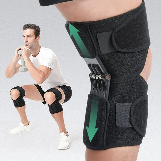 Knee Assistive Device Knee Booster Knee Protection Booster Knee Booster Brace Joint Support Spring Stabilizer Knee Brace - Blinks Emporium