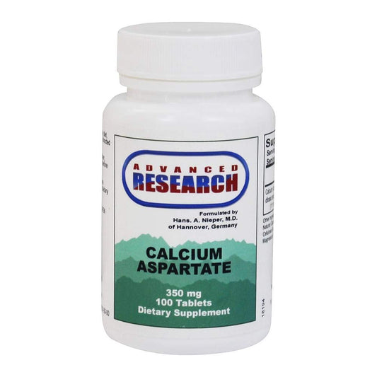 Advanced Research - Calcium Aspartate 350 mg. - 100 Tablets - Blinks Emporium