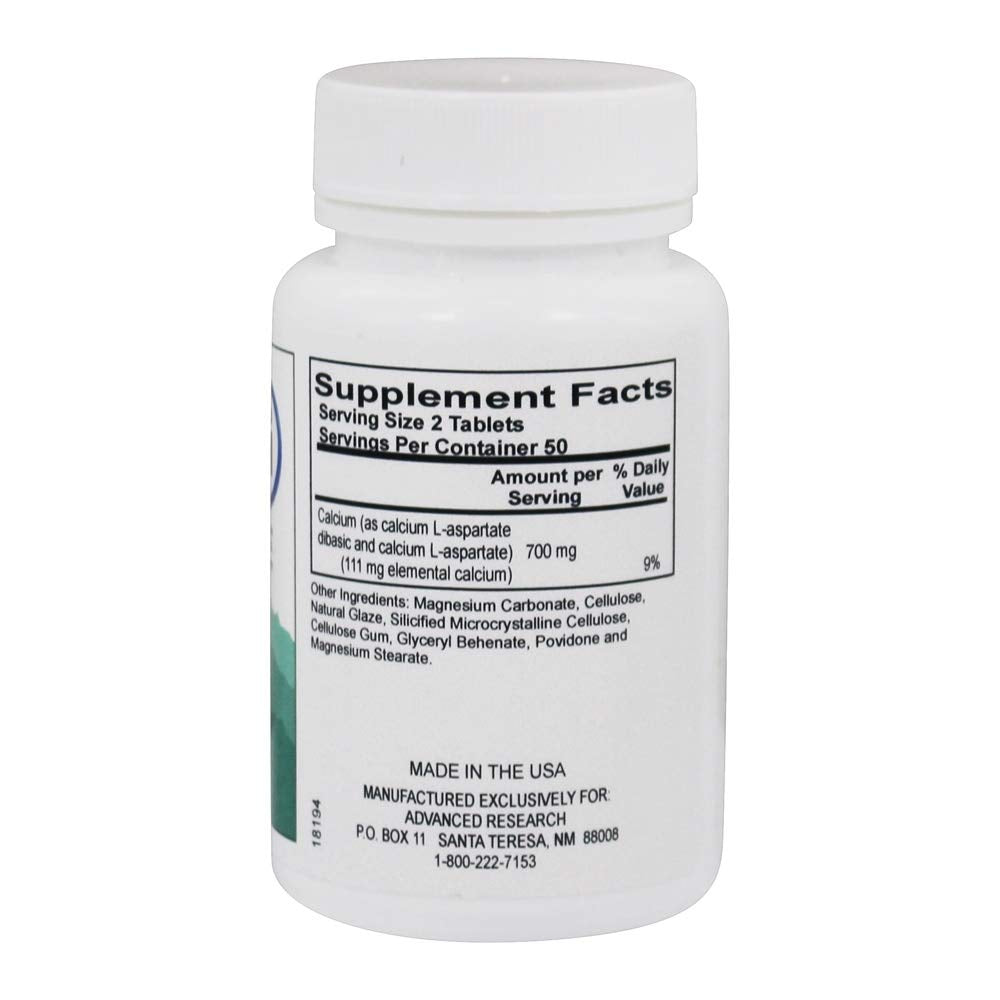 Advanced Research - Calcium Aspartate 350 mg. - 100 Tablets
