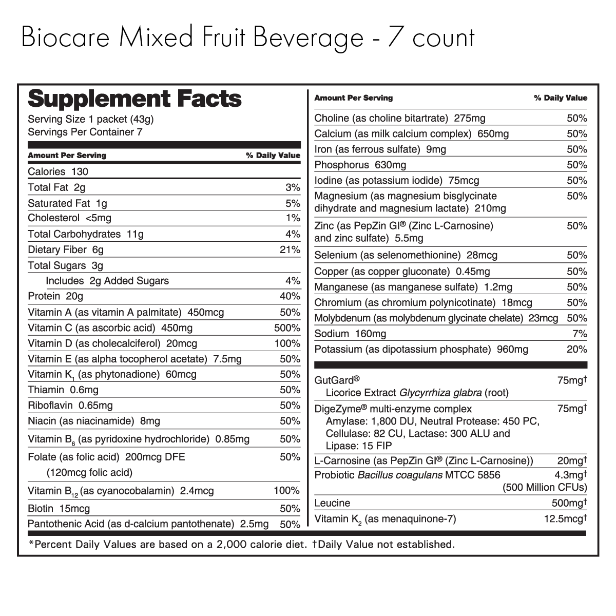Mixed Fruit Beverage - 7 count - Blinks Emporium
