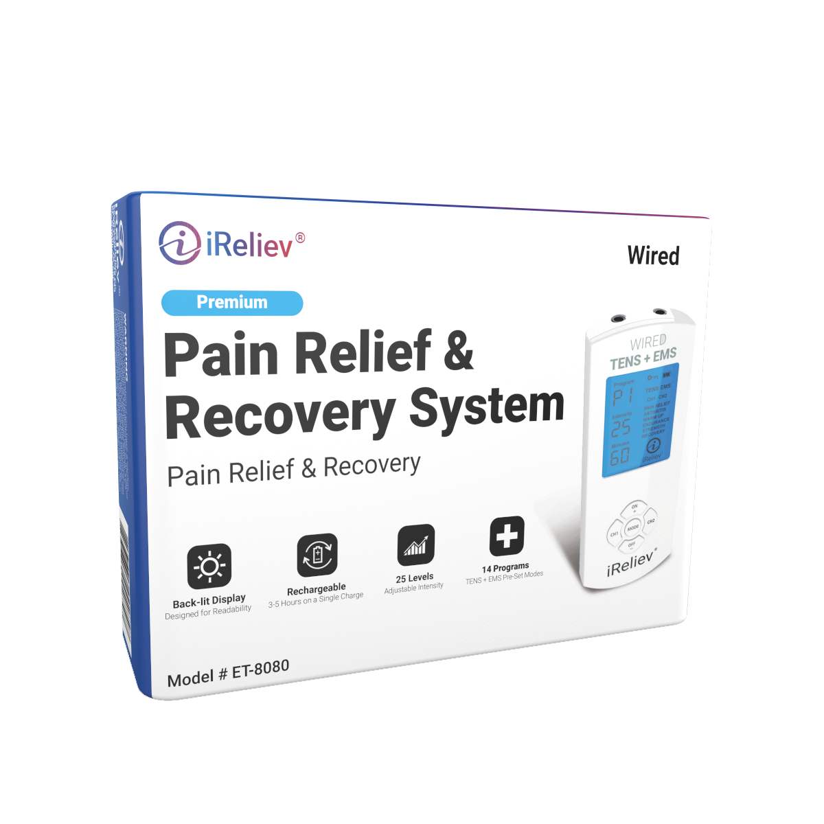 Premium TENS + EMS Pain Relief & Recovery