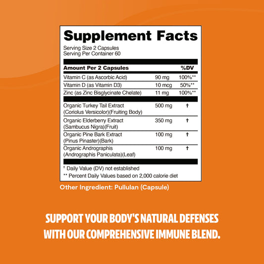 Immunity Blend Capsules, 120 count - Blinks Emporium