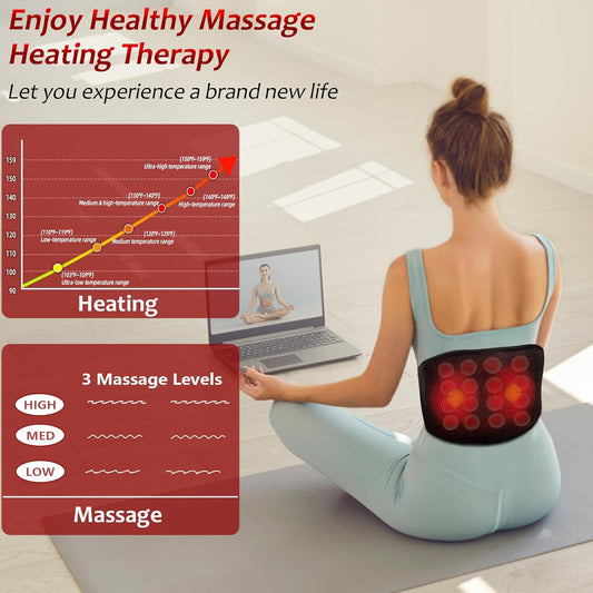 Wearable Far Infrared Heating Pad for Back Pain Relief - Blinks Emporium