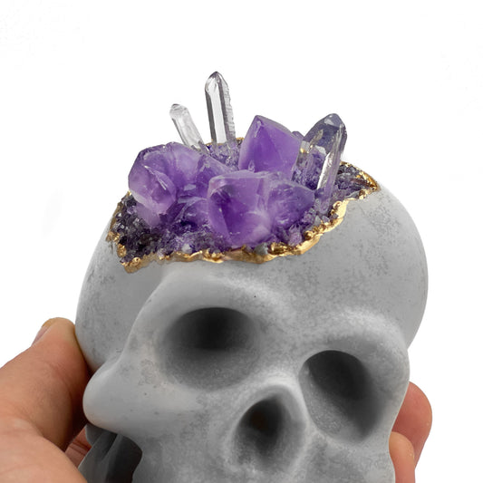Amethyst Skull Head - Blinks Emporium