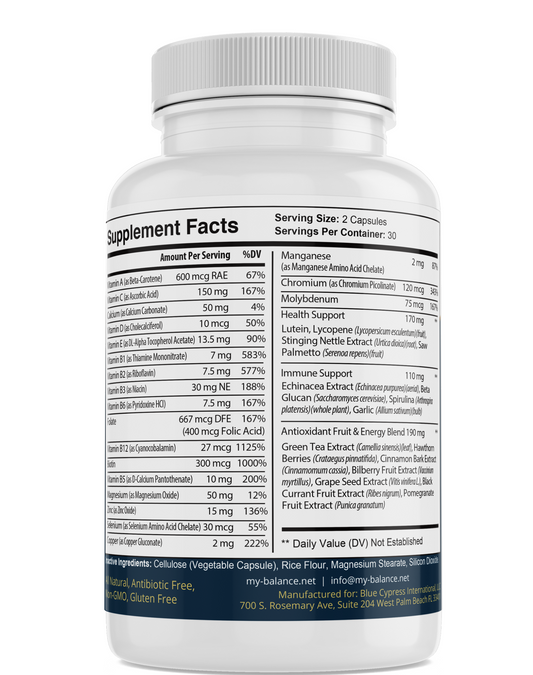 Multivitamins Once daily - Blinks Emporium