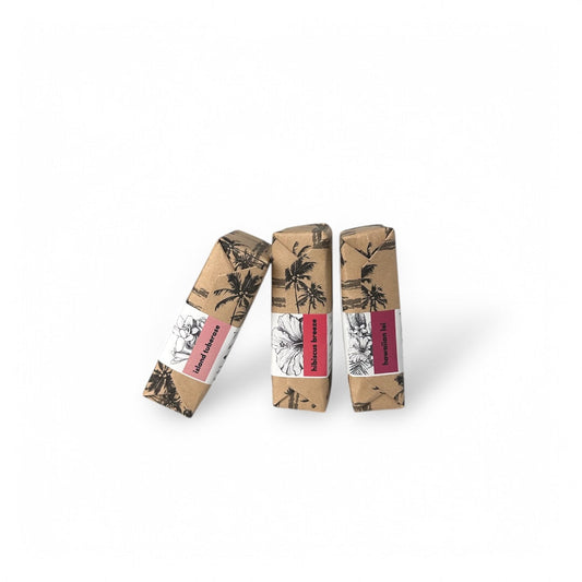 Pualani Scents (floral) Exfoliating Bar Soap Trio - Blinks Emporium