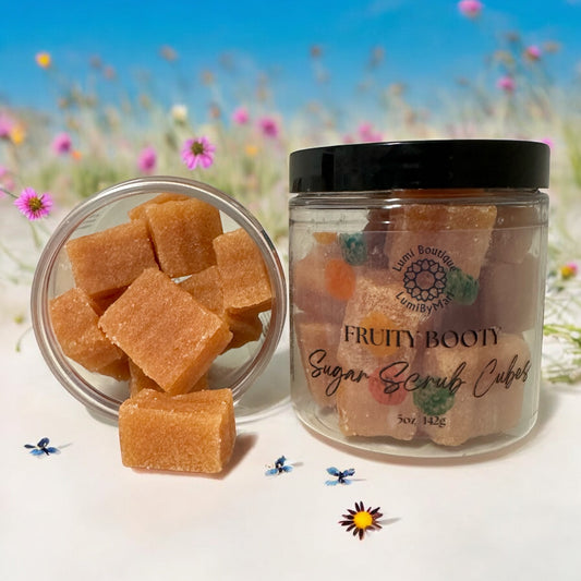 Fruity Booty Sugar Scrub Cubes - Blinks Emporium