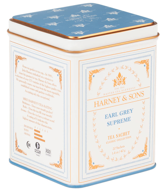 Earl Grey Supreme, Classic Tin of 20 Sachets - Blinks Emporium