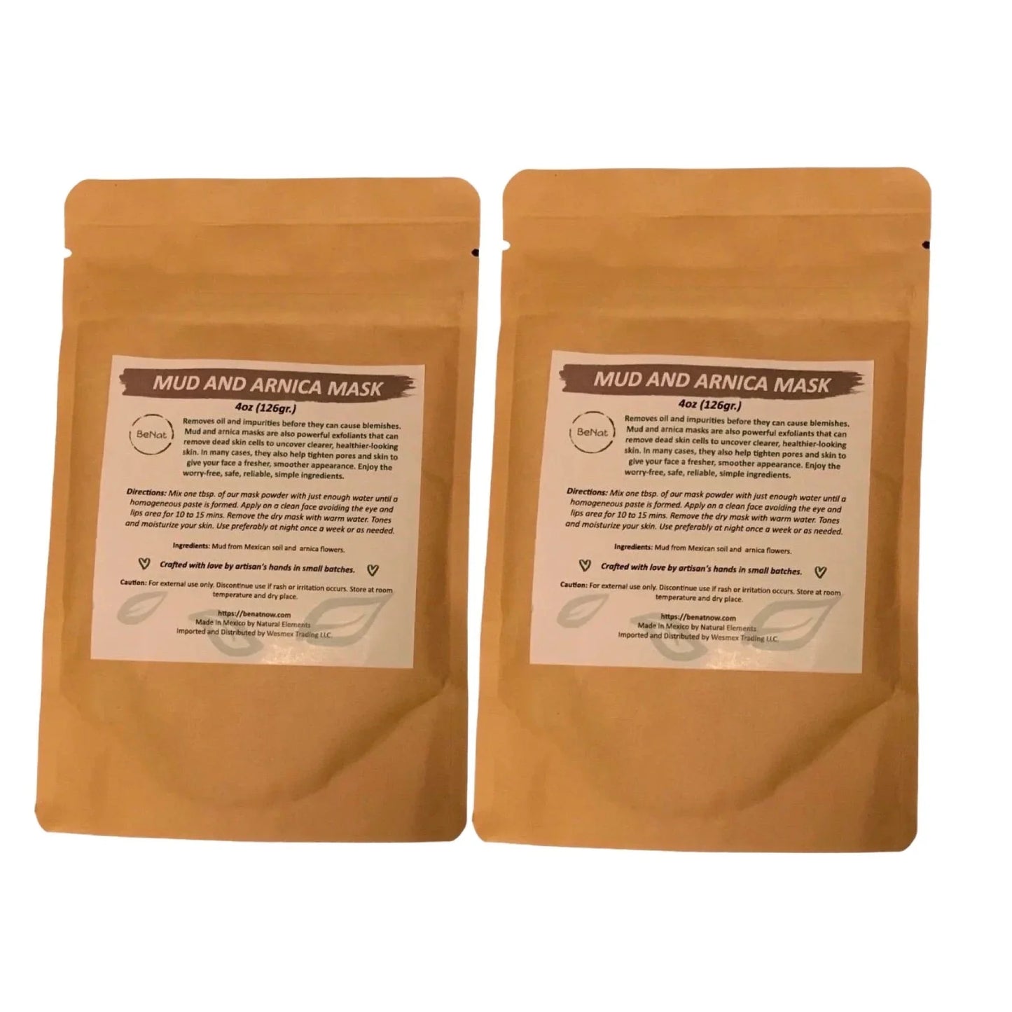 2-pack Mud & Arnica Facial Mask - Blinks Emporium