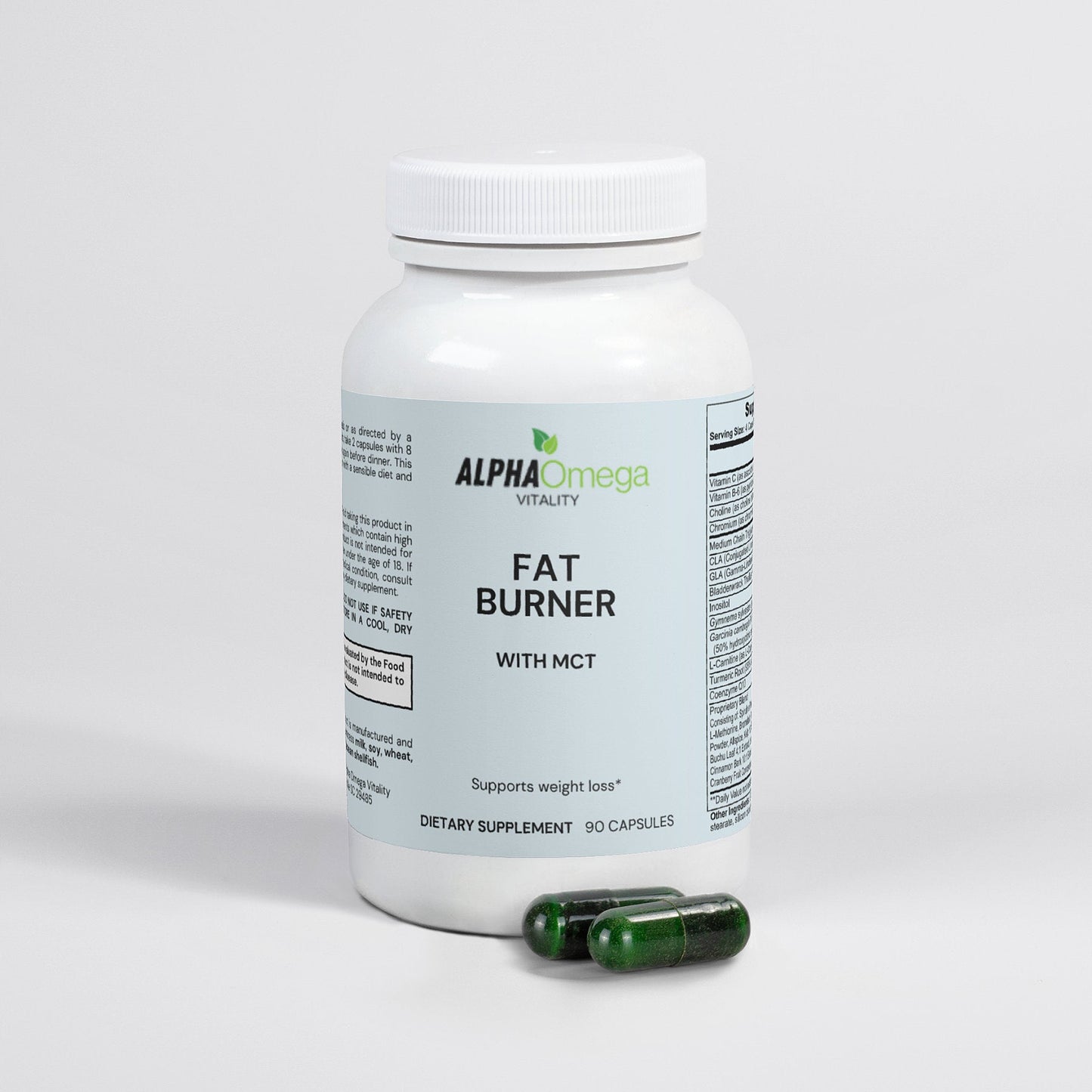 MCT Fat Burner Supplement - 90 Caps