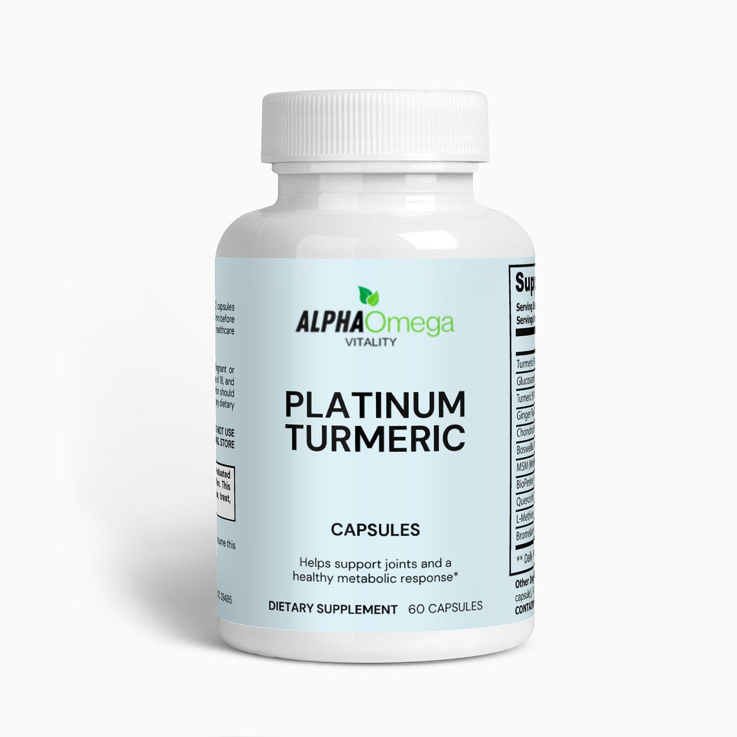 Premium Turmeric Supplement Capsules