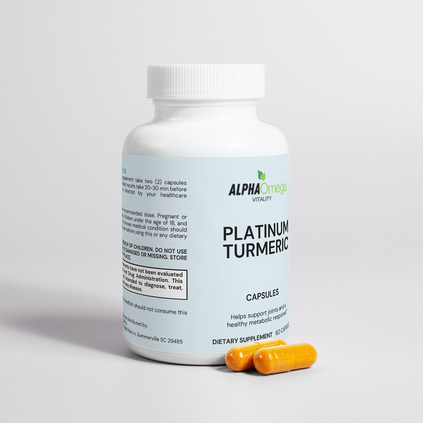 Premium Turmeric Supplement Capsules