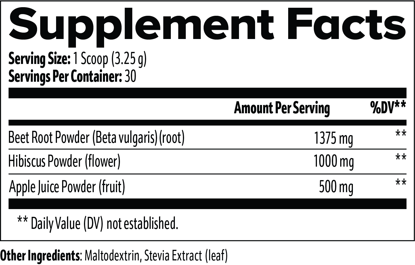 Beetroot Powder Supplement