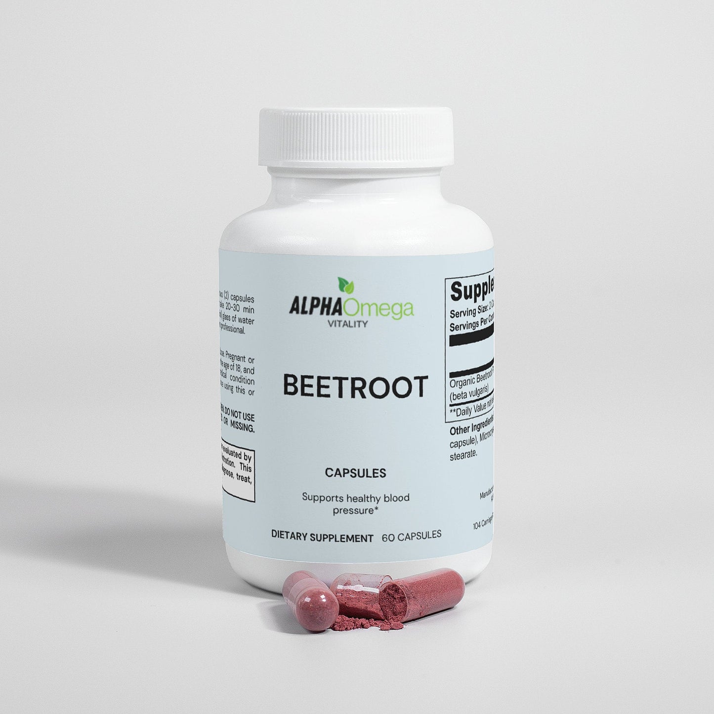 Beetroot Supplement - 60 Capsules