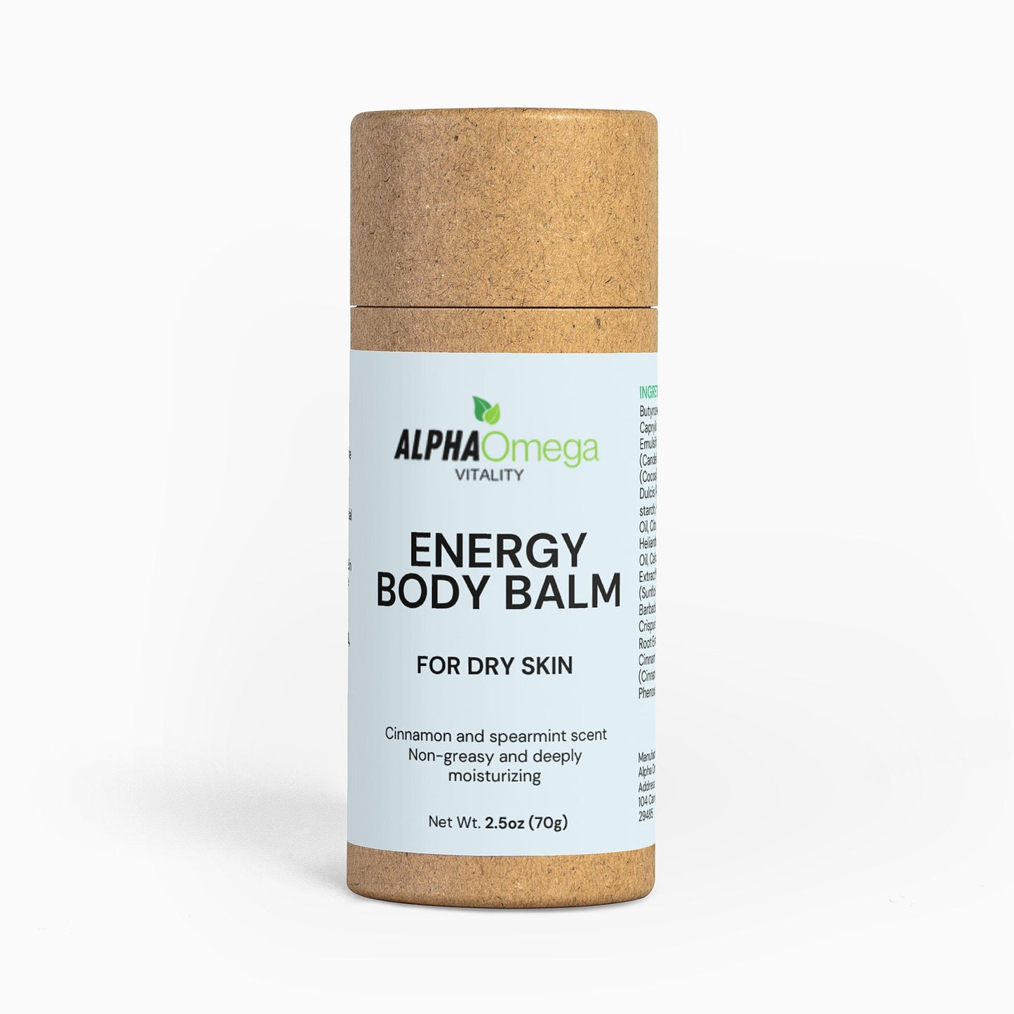 Natural Energy Body Balm 2.5oz