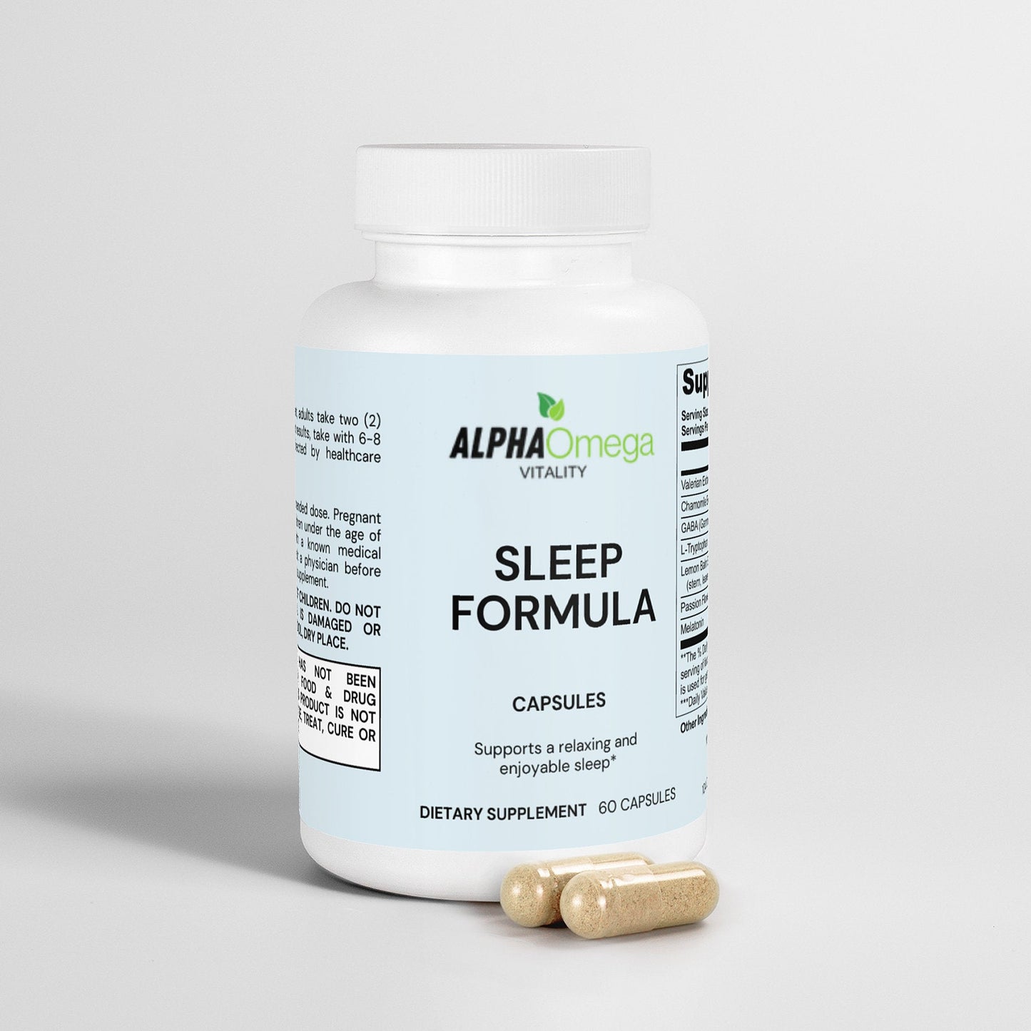 Natural Sleep Formula Supplement