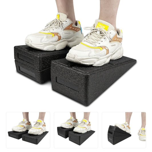 3pcs/set Slant Board; Foam Calf Stretcher With 5 Positions Adjustable Slant Board For calf stretch board - Blinks Emporium
