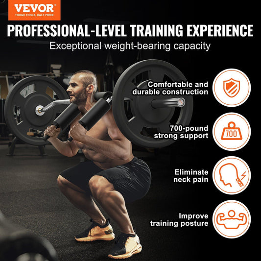 Safety Squat Bar, 700 LBS Fitness Squat Bar - Blinks Emporium