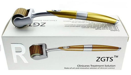 ZGTS Titanium Micro 192 Needle Derma Skin Roller Meso Acne Scar Wrinkle Anti-Age - Blinks Emporium