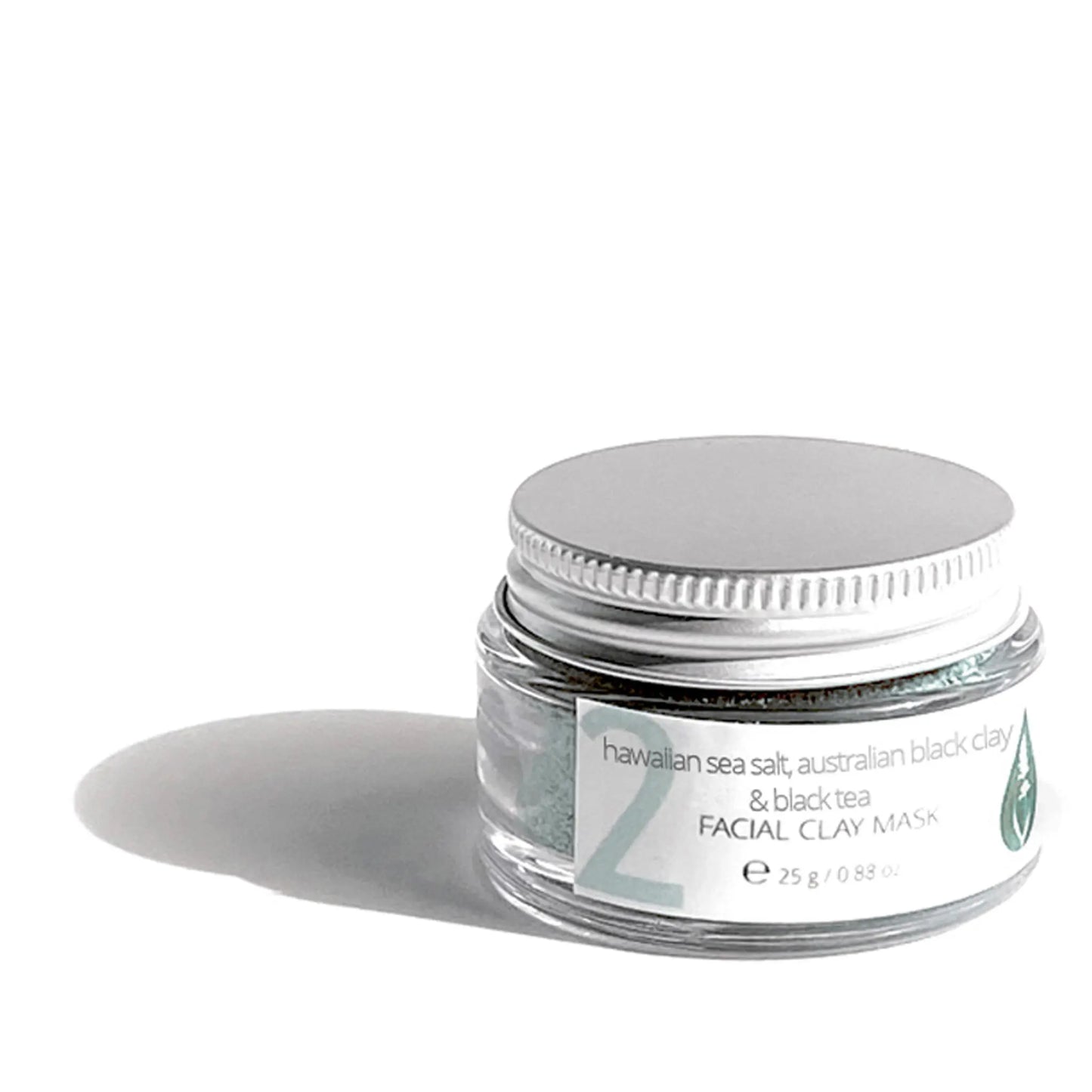 Hawaiian Sea Salt, Australian Black Clay & Black Tea Facial Clay Mask