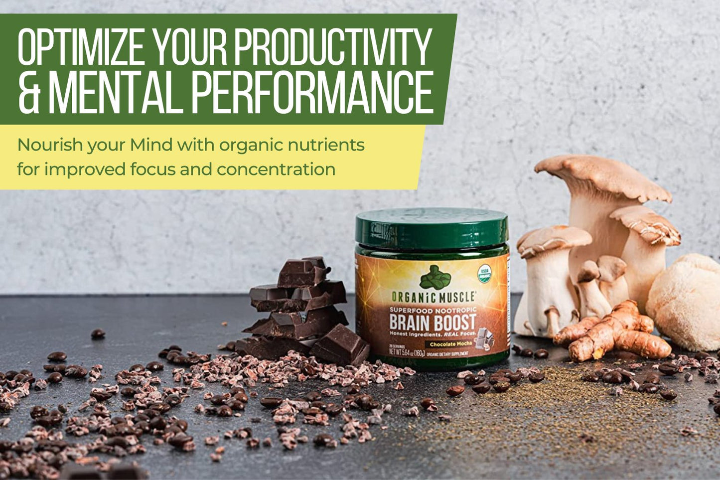 Superfood Brain Boost - Chocolate Mocha