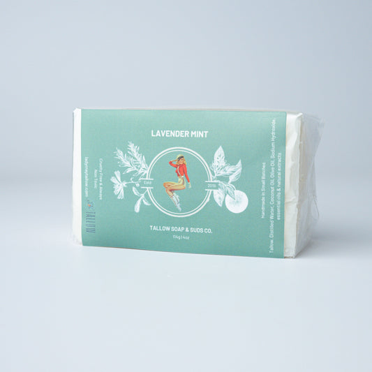 All-Natural Tallow Soap – Lavender Mint & Unscented - Blinks Emporium