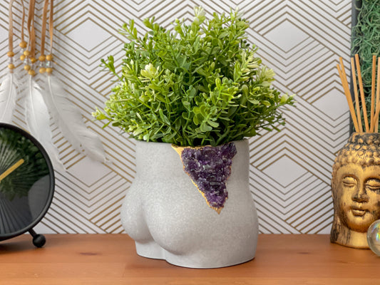 Amethyst Butt Planter - Blinks Emporium