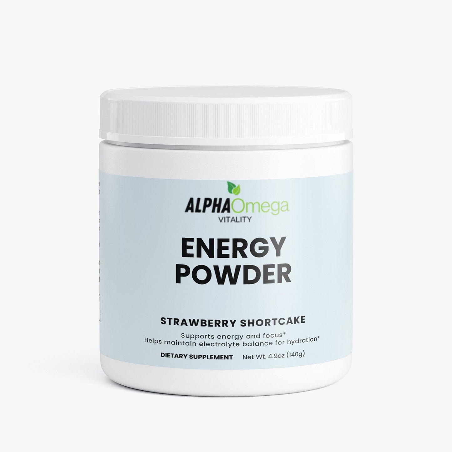 Natural Energy Supplement - Strawberry Shortcake