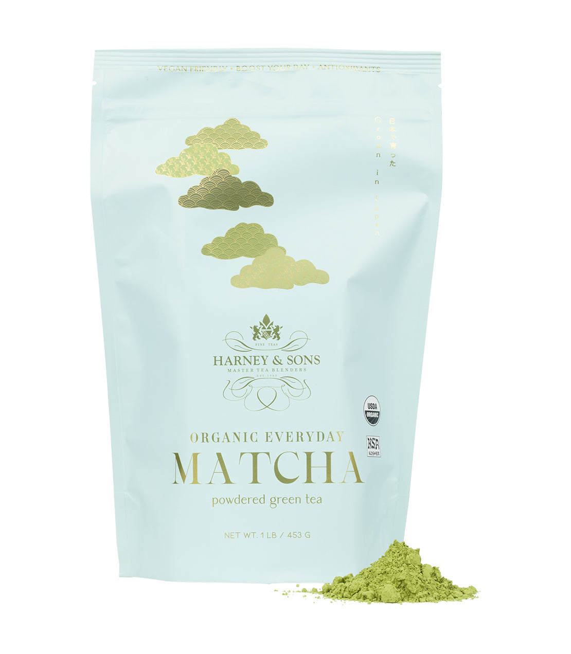 Harney & Sons Organic Everyday Matcha powder packaging on a white background - blinks emporium
