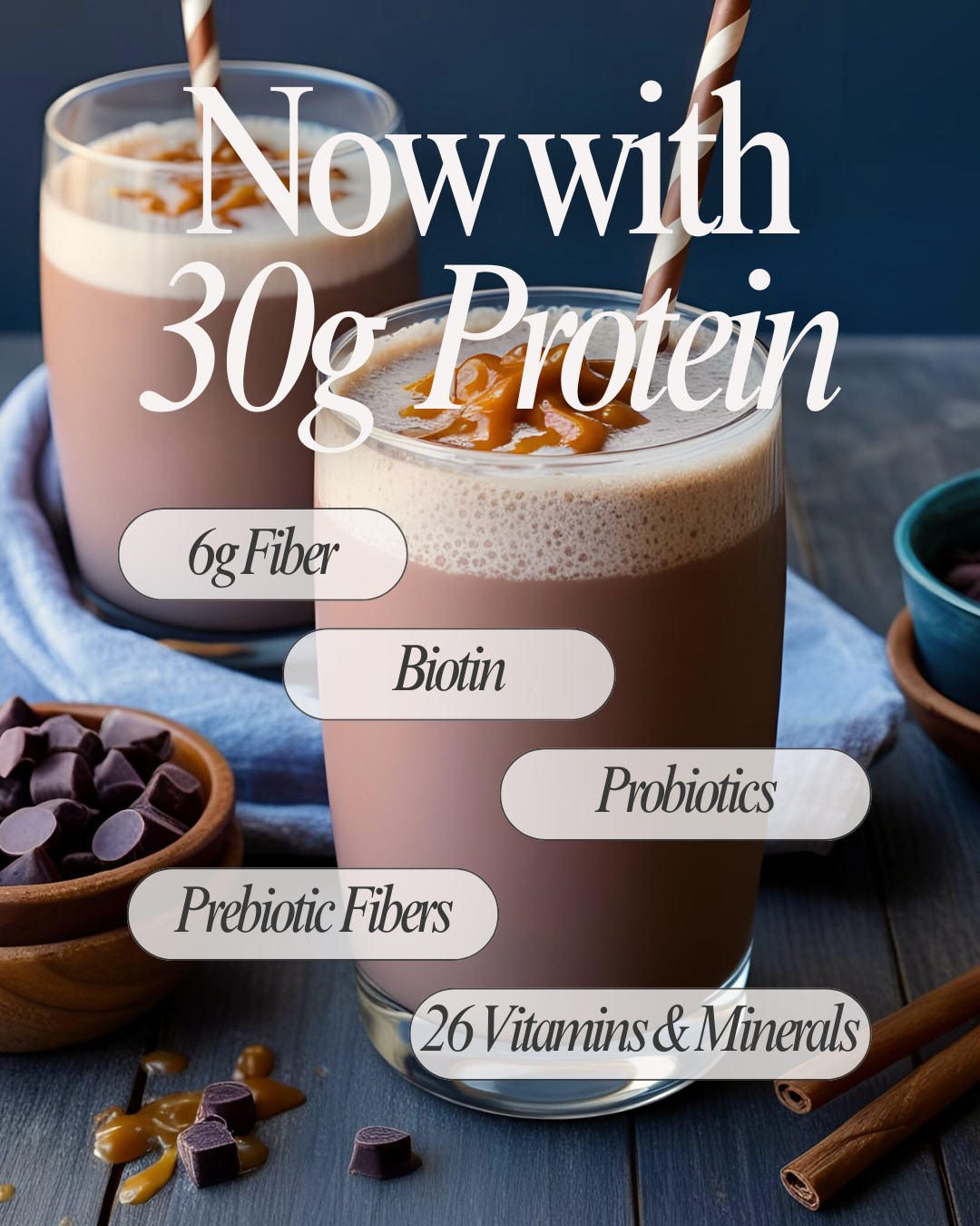 30G Protein Chocolate Salted Caramel Biocare Dietary Beverage (14 Servings) - Blinks Emporium