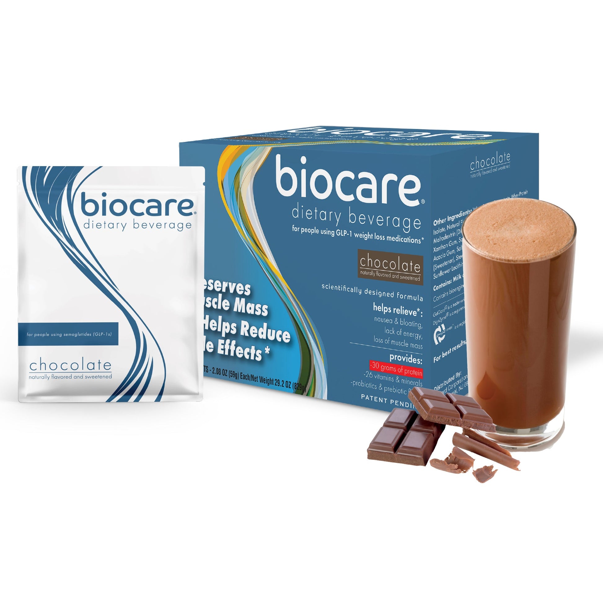 30G Protein Chocolate Biocare Dietary Beverage (14-Servings) - Blinks Emporium