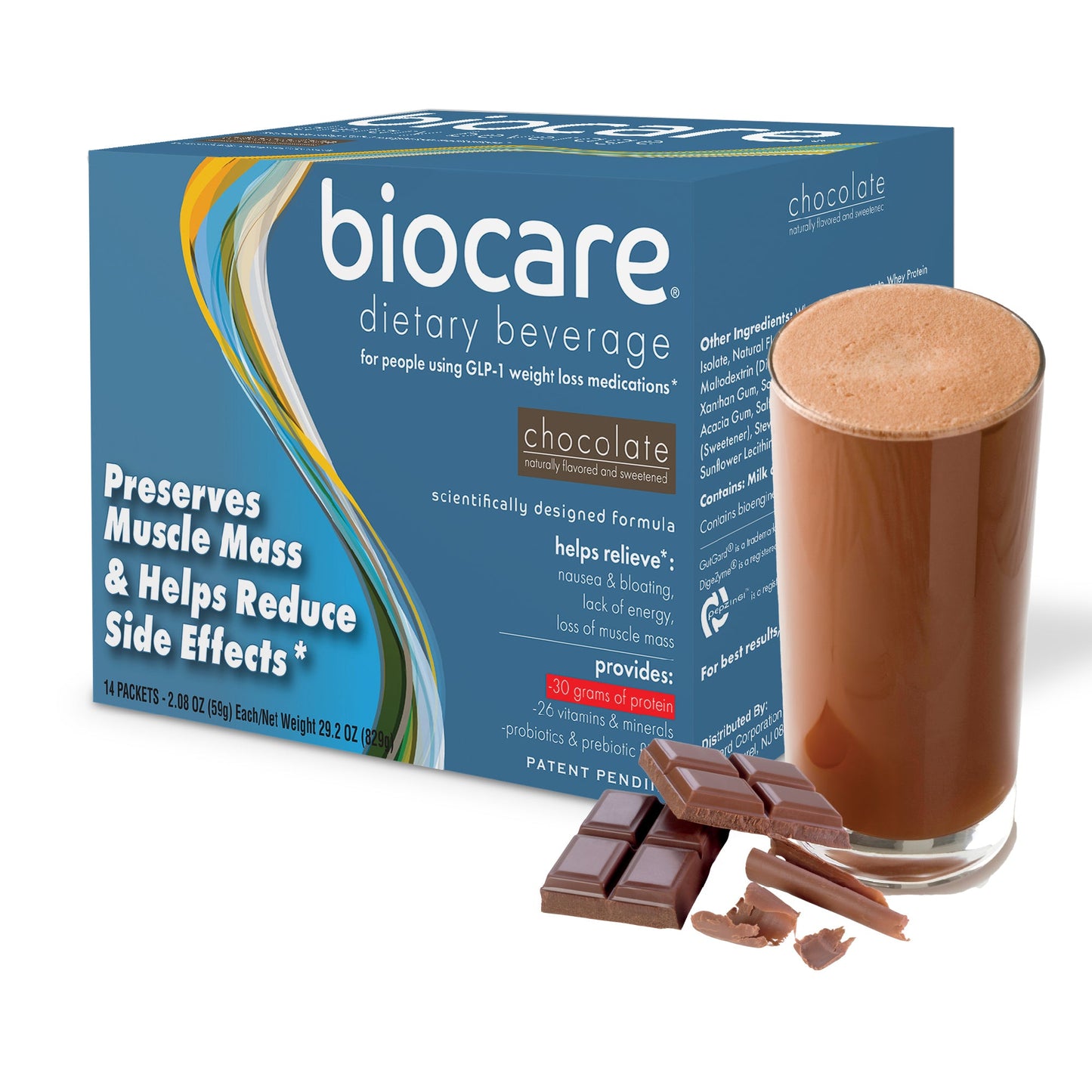 30G Protein Chocolate Biocare Dietary Beverage (14-Servings) - Blinks Emporium
