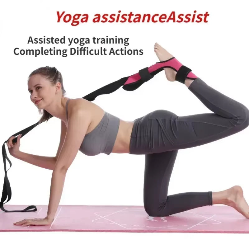 Yoga Leg Stretching Band for Enhanced Flexibility and Rehabilitation - Ideal for Plantar Fasciitis and Foot Care