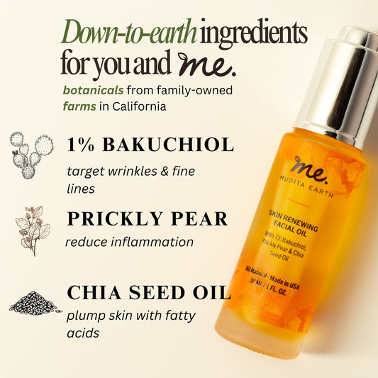 Bakuchiol Skin Renewing Facial Oil (Retinol Alternative) - Blinks Emporium