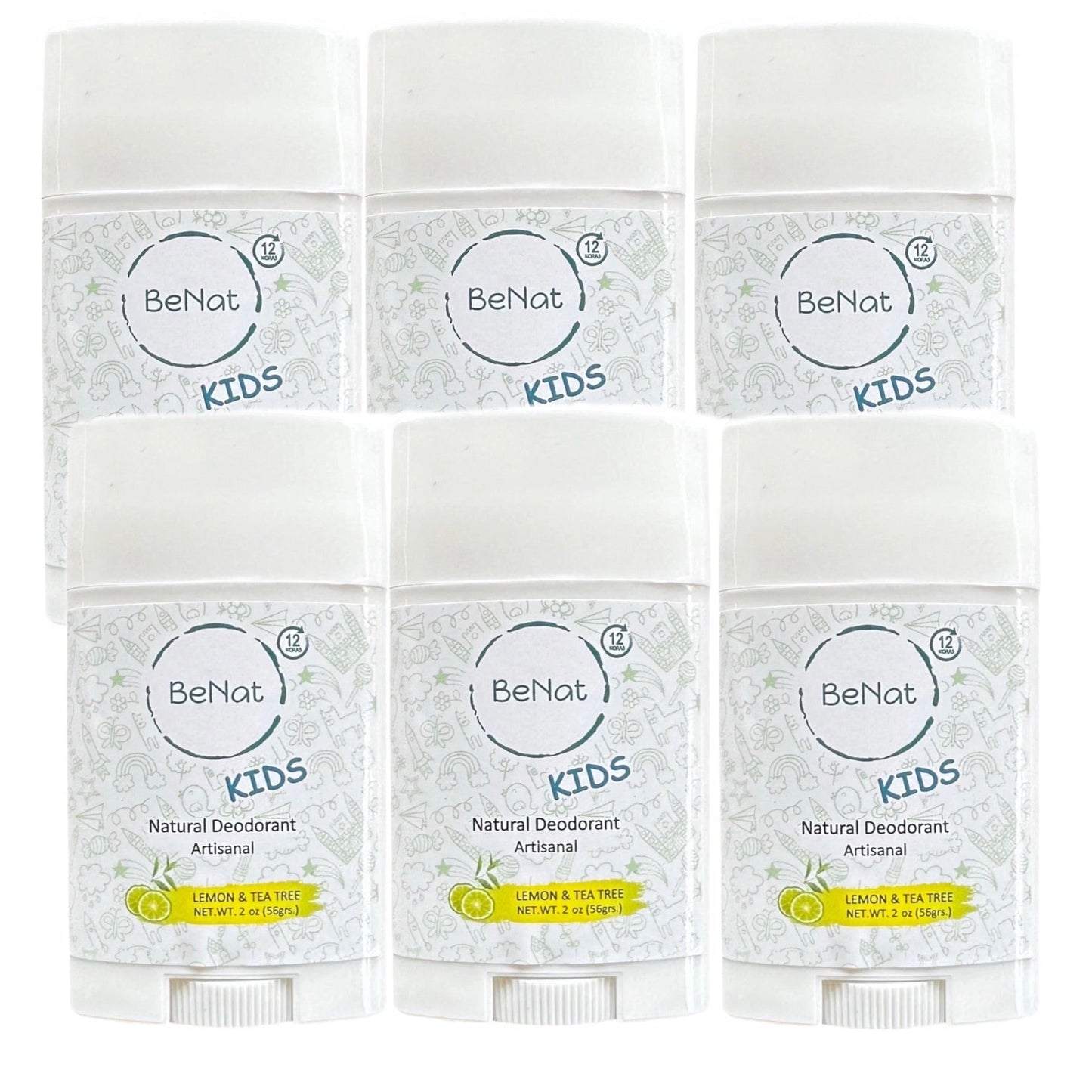 2-Pack all-Natural Deodorants for Kids & Teens - Blinks Emporium