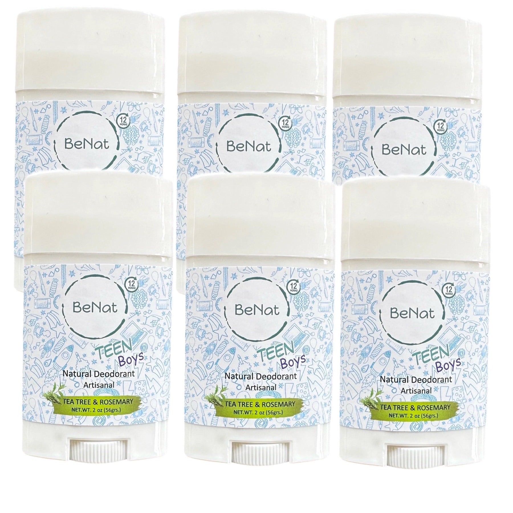 2-Pack all-Natural Deodorants for Kids & Teens - Blinks Emporium