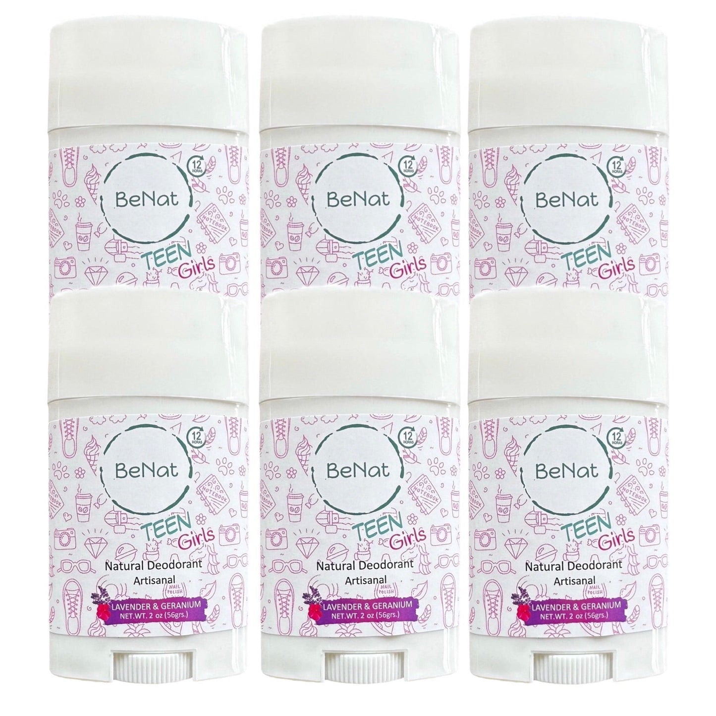 2-Pack all-Natural Deodorants for Kids & Teens - Blinks Emporium