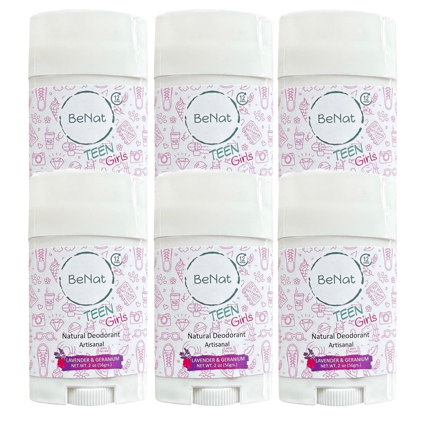 2-Pack all-Natural Deodorants for Kids & Teens - Blinks Emporium