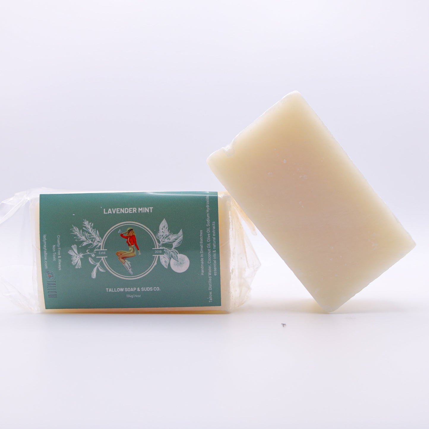 All-Natural Tallow Soap – Lavender Mint & Unscented - Blinks Emporium