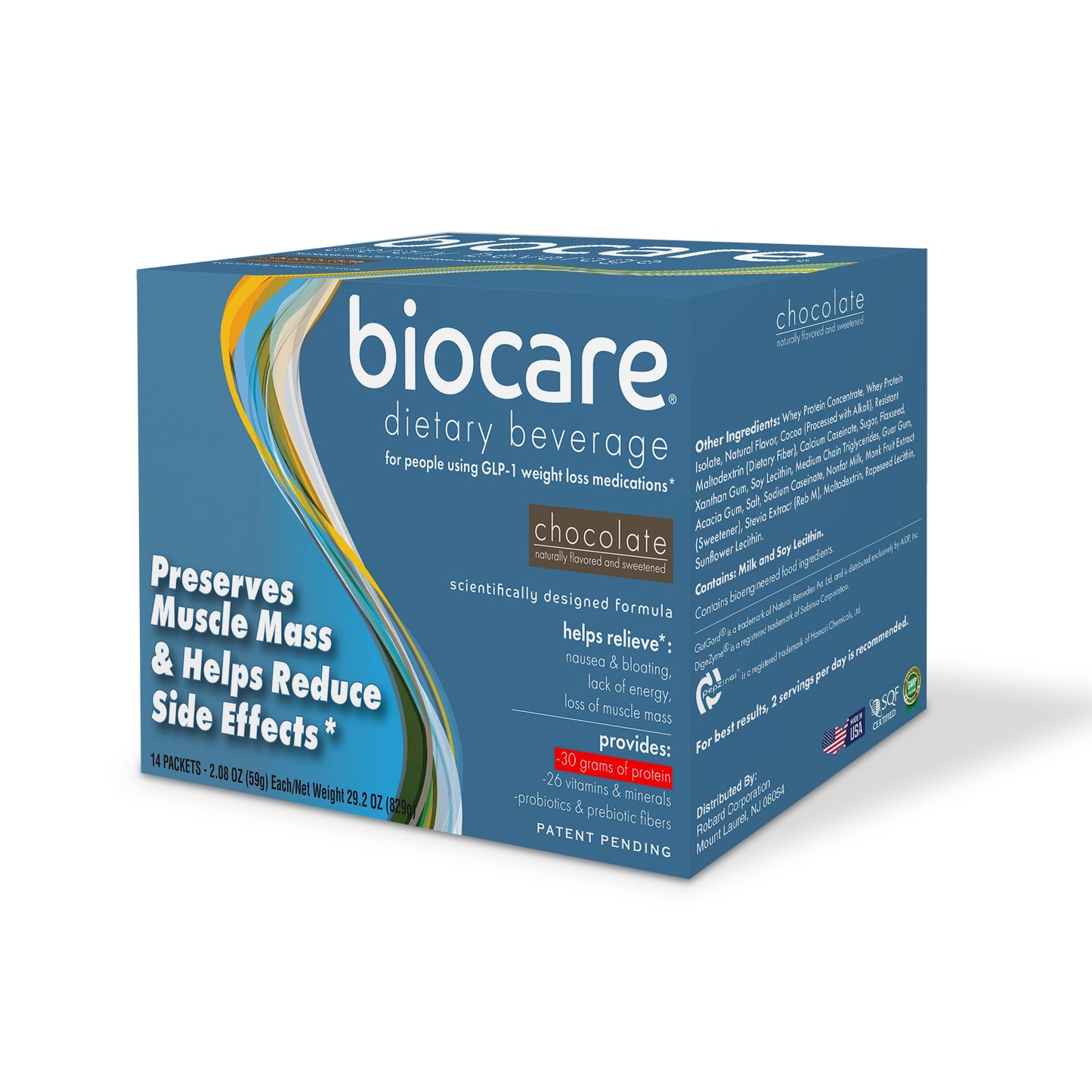 30G Protein Chocolate Biocare Dietary Beverage (14-Servings) - Blinks Emporium