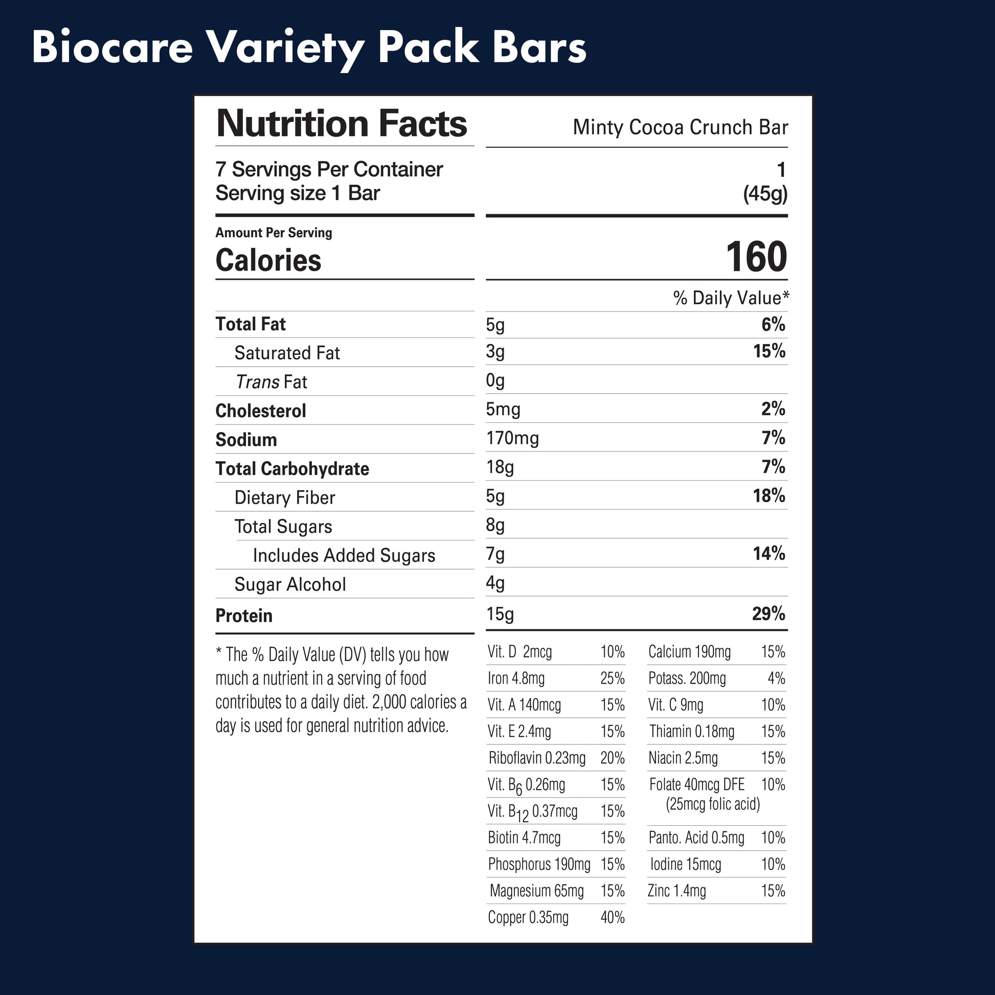 15G Protein Bars Variety Pack (7-Count) - Blinks Emporium