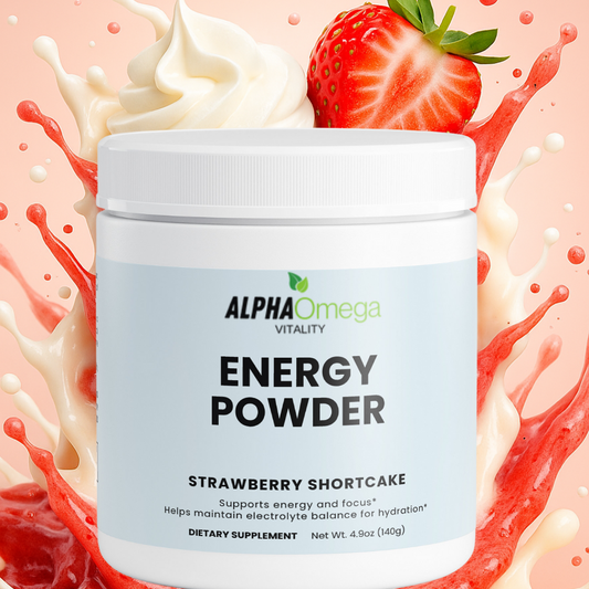 Natural Energy Supplement - Strawberry Shortcake