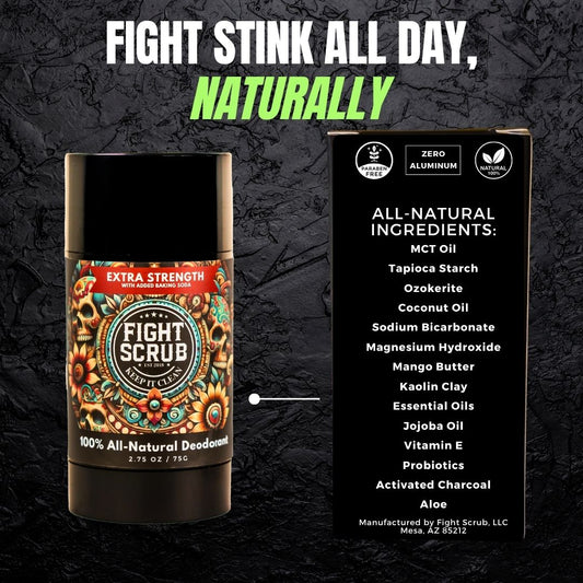 100% All-Natural Extra Strength Deodorant
