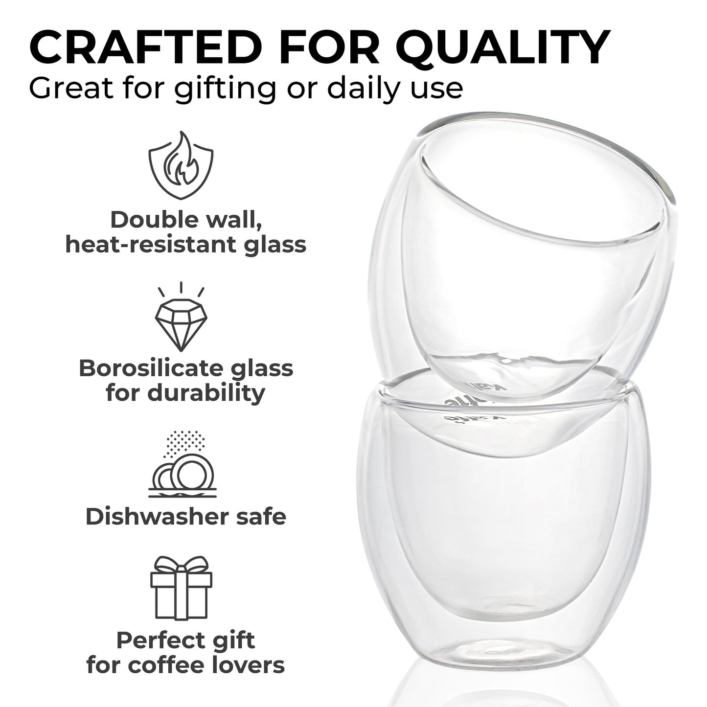 3oz Espresso Cup Set, KF4040